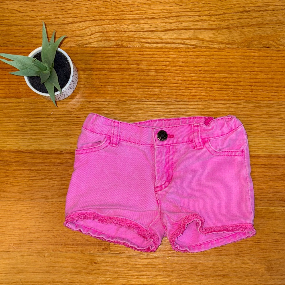 4/$21 3T Carter's Vibrant Pink Kids Shorts